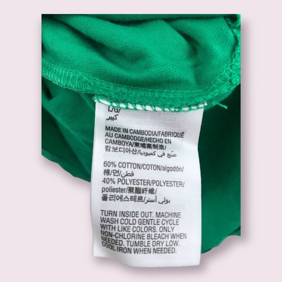 ^ Macys NWT Family PJs Nutcracker Crushed It Holiday Large Green Pajama Shirt - Picture 3 of 5